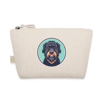 Noir Russe Terrier Chien Race Dessin Animé Kawaii Pet - Trousse biologique - nature - Devant