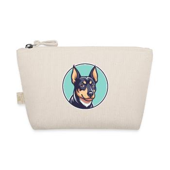Schwarzer Und Tan Terrier Hund Rasse Cartoon Kawaii Haustier - Bio-Täschchen - Natur - Vorne