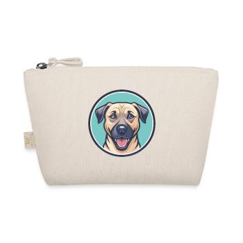 Black Mouth Cur Dog Breed Cartoon Kawaii Clipart - Organic Pouch - nature - Front