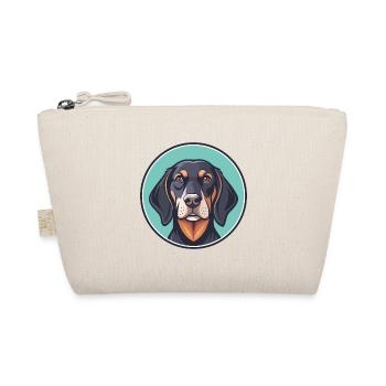 Noir Et Tan Coonhound Chien Race Dessin Animé Kawaii - Trousse biologique - nature - Devant