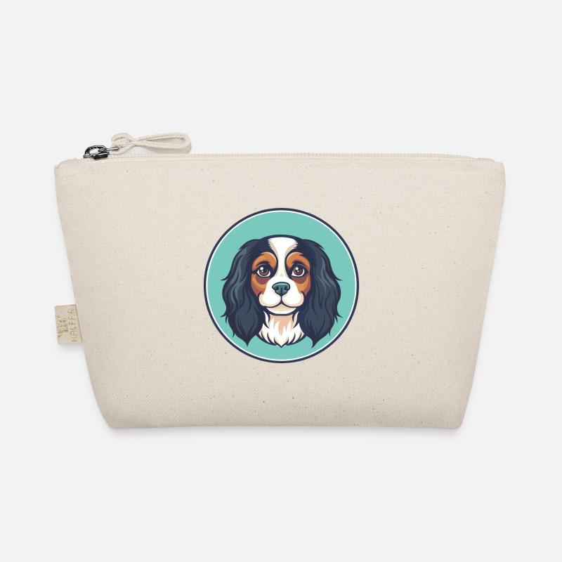 Cavalier King Charles Spaniel Chien Race Dessin animé Trousse biologique