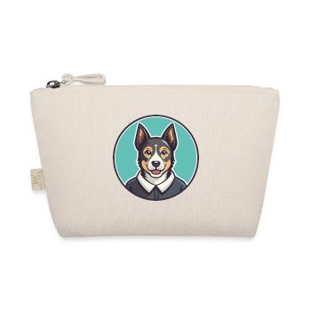 Cesky Strakaty Pes Dog Breed Cartoon Kawaii - Organic Pouch - nature - Front