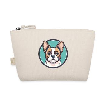 Chien Francais Blanc Et Orange Dog Breed Cartoon - Organic Pouch - nature - Front