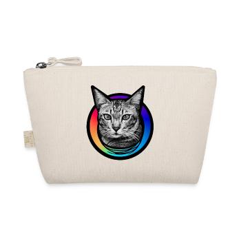 Regenbogen-Katze - Bio-Täschchen - Natur - Vorne