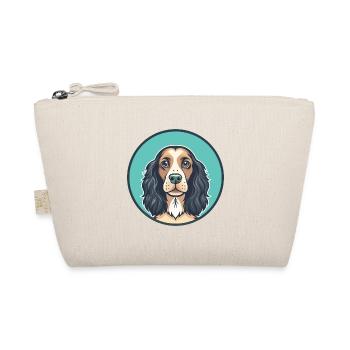Field Spaniel Hund Rasse Cartoon Kawaii Clipart Haustier - Bio-Täschchen - Natur - Vorne