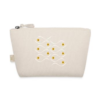 Tessellation de poissons dans la ligne de pinceau blanc - Trousse biologique - nature - Devant