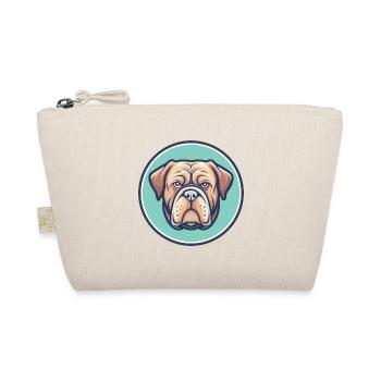 Französisch Bordeaux Mastiff Hunderasse Karikatur Kawaii - Bio-Täschchen - Natur - Vorne