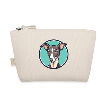 Italienischer Windhund Hunderasse Cartoon Kawaii Clipart - Bio-Täschchen - Natur - Vorne