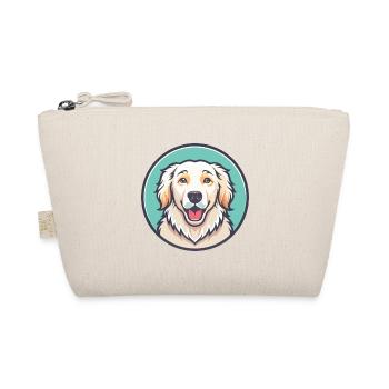 Maremma Sheepdog Dog Breed Cartoon Kawaii Clipart - Organic Pouch - nature - Front