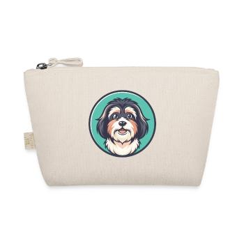 Lowchen Dog Breed Cartoon Character Kawaii Clipart - Organic Pouch - nature - Front