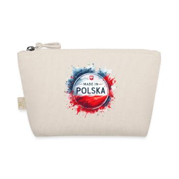 Made in Polska Pologne Polonais Rouge Blanc Cadeau - Trousse biologique - nature - Devant