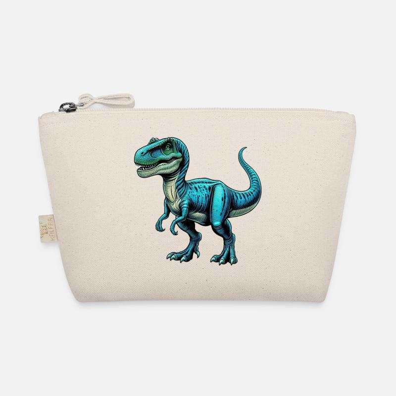 Dinosaurier - Bio-Täschchen - Natur