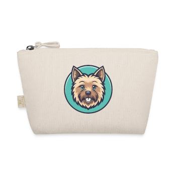 Norwich Terrier Dog Breed Cartoon Kawaii Clipart - Organic Pouch - nature - Front