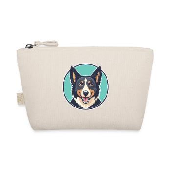 New Zealand Huntaway Dog Breed Cartoon Kawaii Pet - Organic Pouch - nature - Front