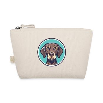 Pudelpointer Dog Breed Cartoon Kawaii Clipart Pet - Organic Pouch - nature - Front