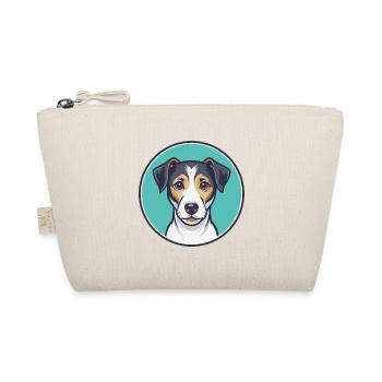 Parson Russell Terrier Dog Breed Cartoon Kawaii - Organic Pouch - nature - Front