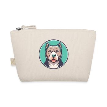 Pitbull Dog Breed Cartoon Character Kawaii Clipart - Organic Pouch - nature - Front
