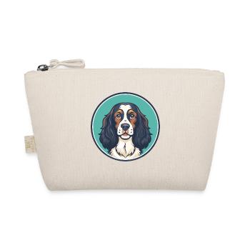 Pont Audemer Spaniel Dog Breed Cartoon Kawaii Pet - Organic Pouch - nature - Front
