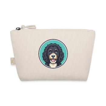 Portuguese Water Dog Breed Cartoon Kawaii Clipart - Organic Pouch - nature - Front