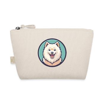 Samoyed Dog Breed Cartoon Character Kawaii Clipart - Organic Pouch - nature - Front