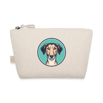 Sloughi Dog Breed Cartoon Character Kawaii Clipart - Organic Pouch - nature - Front