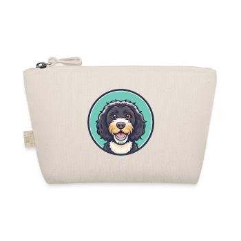 Spanish Water Dog Breed Cartoon Kawaii Clipart Pet - Organic Pouch - nature - Front