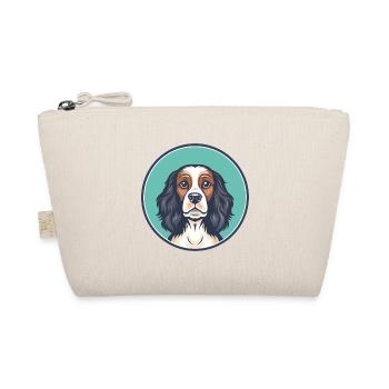 Spaniel Dog Breed Cartoon Character Kawaii Clipart - Organic Pouch - nature - Front