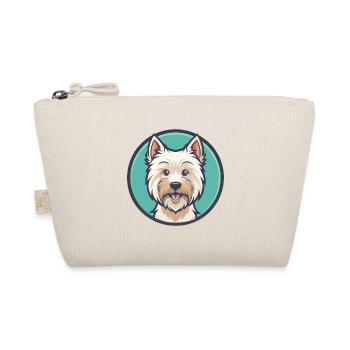 West Highland Terrier Dog Breed Cartoon Kawaii Pet - Organic Pouch - nature - Front