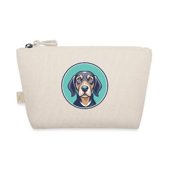 Tyrolean Hound Dog Breed Cartoon Kawaii Clipart - Organic Pouch - nature - Front