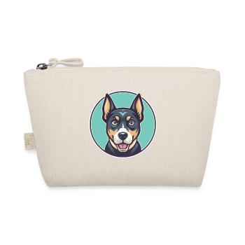 Treeing Cur Dog Breed Funny Cartoon Kawaii Clipart - Organic Pouch - nature - Front