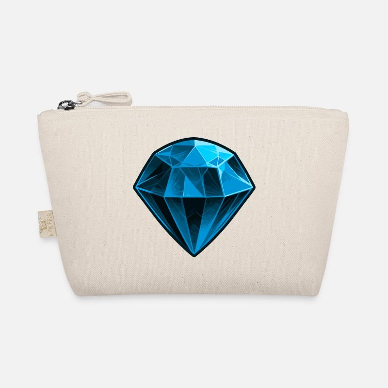 Precious Blue Sapphire Gemstone Organic Pouch