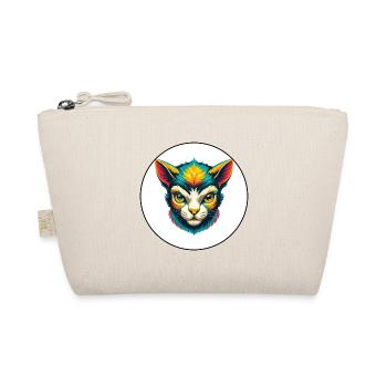 Lambkin Cat Breed Cartoon Kawaii Animal Pet - Organic Pouch - nature - Front