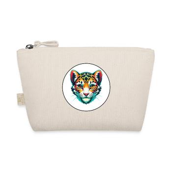 Léopard des neiges Bébé chat race dessin animé Kawaii Animal - Trousse biologique - nature - Devant