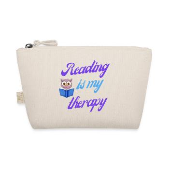 Reading therapy gift - Organic Pouch - nature - Front