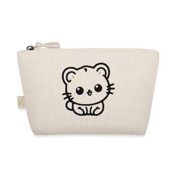 Kuschelpanda Kontur - Bio-Täschchen - Natur - Vorne
