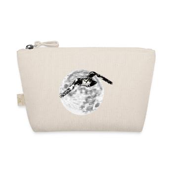 Owl in front of moon - Organic Pouch - nature - Front