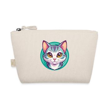 Chat américain à poil court race dessin animé Kawaii Animal - Trousse biologique - nature - Devant