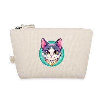 Japanese Bobtail Cat Breed Cartoon Kawaii Animal - Organic Pouch - nature - Front