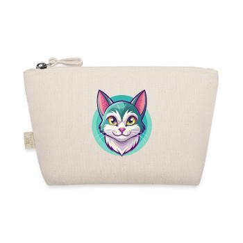 European Shorthair Cat Breed Cartoon Kawaii Animal - Organic Pouch - nature - Front