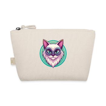 Neva Masquerade Cat Breed Cartoon Kawaii Animal - Organic Pouch - nature - Front