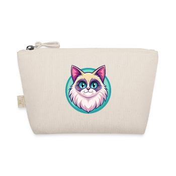 Ragdoll Katze Rasse Cartoon Kawaii Tier Haustier - Bio-Täschchen - Natur - Vorne