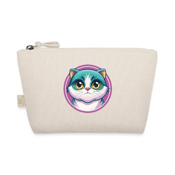 Scottish Fold Chat Race Dessin animé Kawaii Animal Pet - Trousse biologique - nature - Devant