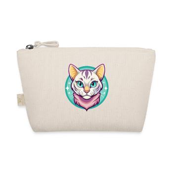 Schnee Bengalen Katze Rasse Karikatur Kawaii Tier Haustier - Bio-Täschchen - Natur - Vorne