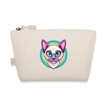 Tonkinese Katze Rasse Karikatur Kawaii Tier Haustier - Bio-Täschchen - Natur - Vorne