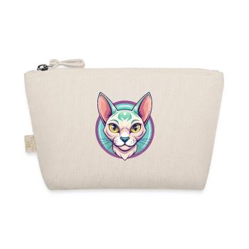 Singapura Katzenrasse Karikatur Kawaii Tier Haustier - Bio-Täschchen - Natur - Vorne