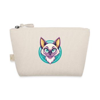 Balinesische Katze Rasse Cartoon Kawaii Tier Haustier - Bio-Täschchen - Natur - Vorne