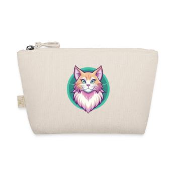 Gingembre Chat à poil long Race Dessin animé Kawaii Animal - Trousse biologique - nature - Devant