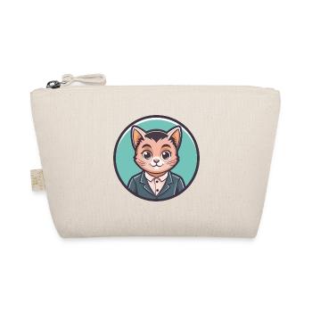 Bambino Cat Breed Cartoon Kawaii Animal Pet - Organic Pouch - nature - Front