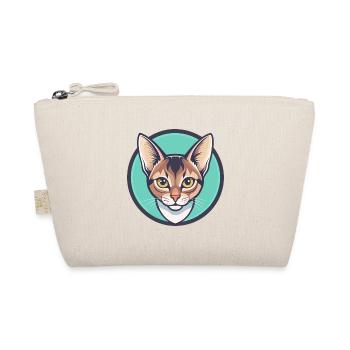 Abyssinian Cat Breed Cartoon Kawaii Animal Pet - Organic Pouch - nature - Front