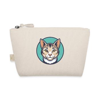 Amerikanische Polydactyl Katzenrasse Cartoon Kawaii Haustier - Bio-Täschchen - Natur - Vorne